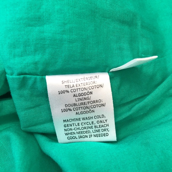 🌴 LOFT Green Eyelet Embroidered Pencil Skirt - Picture 7 of 7